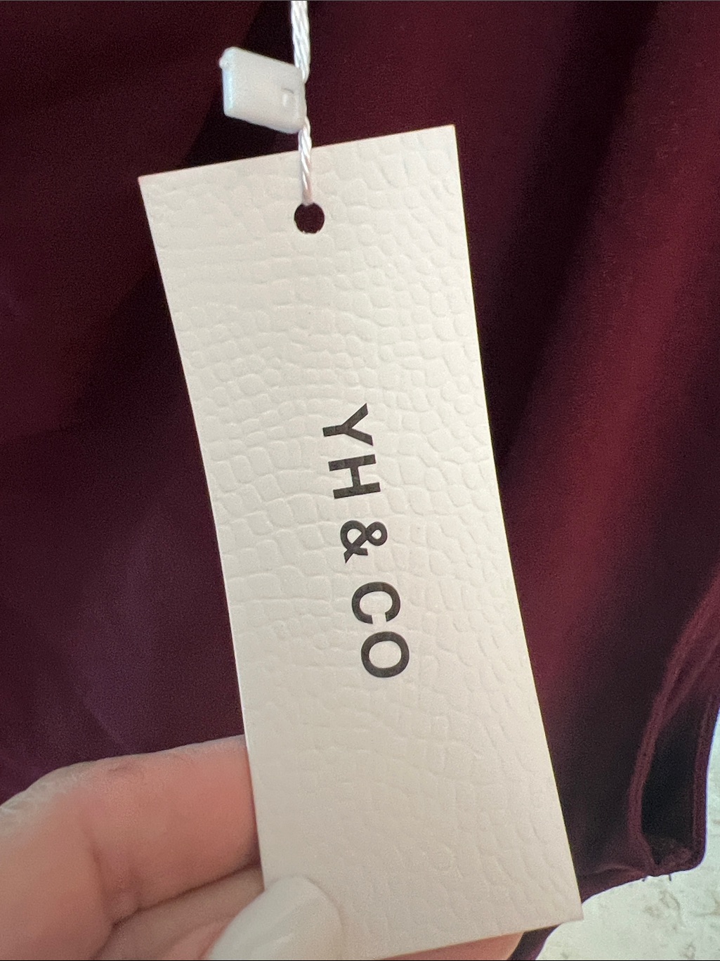 Nwt Revolve Australia Showpo Yh & Colegant Burgundy Draped Maxi Dress Us 18 — image 8 of 8